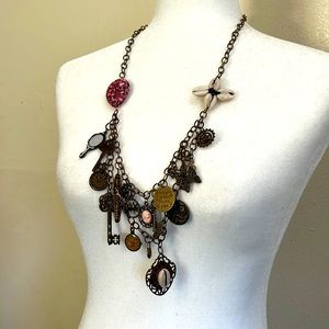 Steampunk handmade Hobo necklace
